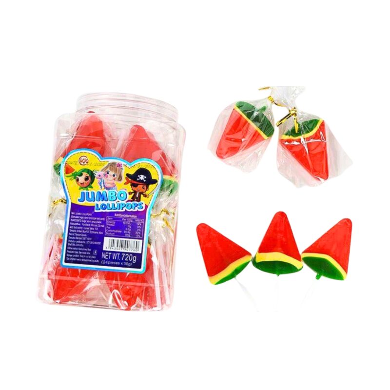 YK JUMBO WATERMELON LOLLIPOP