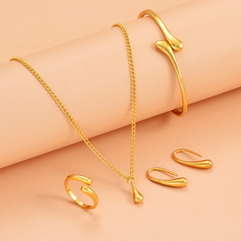 SWIRLUXE GOLD 4IN1 JEWELRY SET
