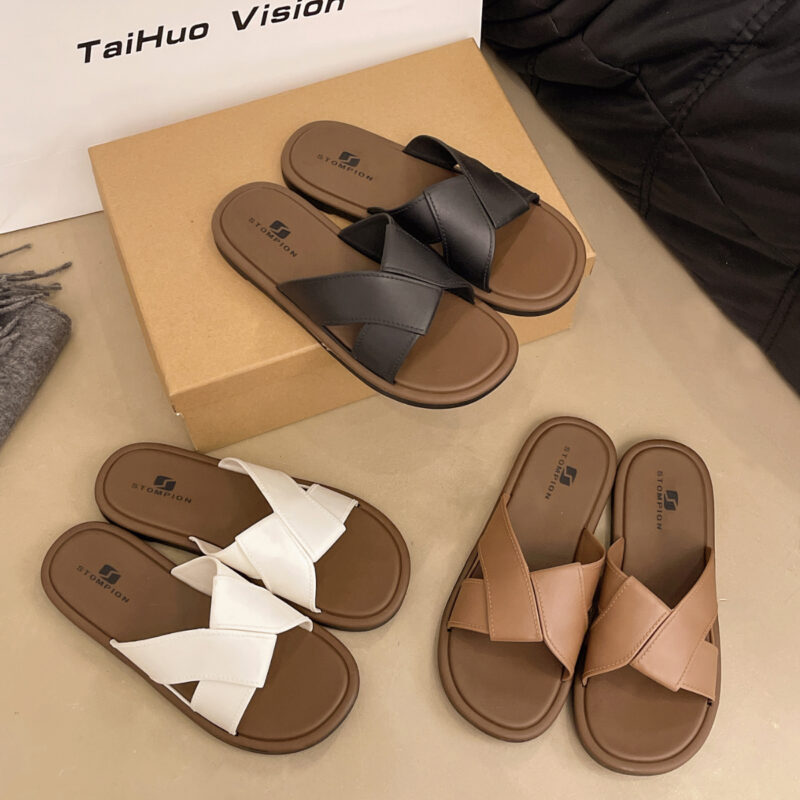 STOMPION SIMPLE TIE WEAVED DESIGN FLATS