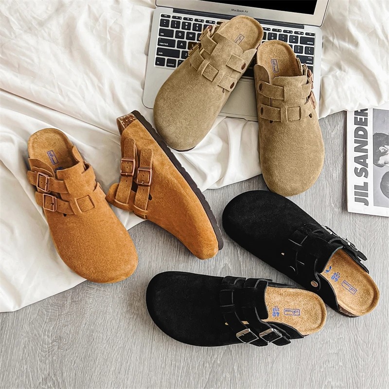STOMPION DOUBLE STRAP BUCKLE CLOGS
