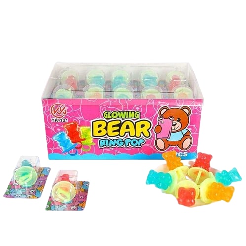 GLOWING BEAR RINGPOP